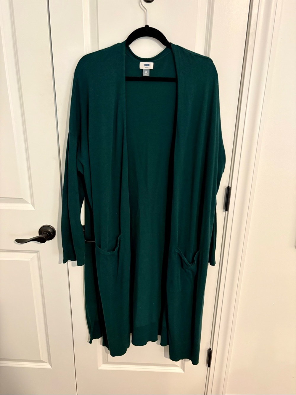 Old Navy Forest Green Open Front Long Cardigan